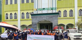 Perahu dari Lazismu Siap Beraksi Bersama Relawan Muhammadiyah di Banjir Kalimantan