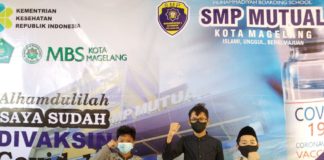 Alhamdulillah! 200 Siswa Boarding SMP Mutual Kota Magelang Mendapat Kesempatan Vaksin