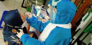 Jelang PTM, Guru SD Muhammadiyah 1 Solo Jalani Test Antigen