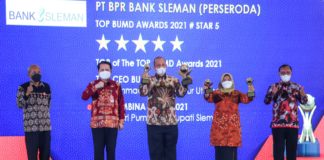Penghargaan TOP BUMD Award 2021, Sleman Berjaya