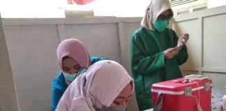 Antusiasme Vaksinasi Siswa Green School Jebres