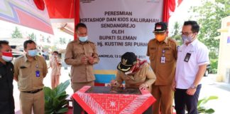 Dukung UMKM, Pertashop di Sendangrejo Minggir Diresmikan