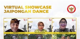 Pertunjukan Tari Jaipong secara Virtual Diminati Warga Amerika