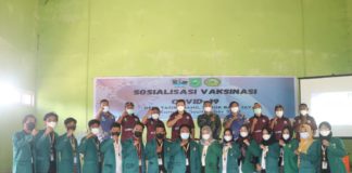 Ikuti KKN, Mahasiswa UMRI Sosialisasikan Pentingnya Vaksinasi bagi Warga Lubuk Batu Jaya