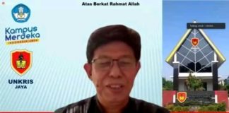 Buka Webinar Kewirausahaan PKKMB 2021, Rektor Unkris Dorong Mahasiswa Jadi Pengusaha