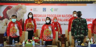 Hadir di Sleman, Ketum PMI JK Resmikan Dua Juta Vaksin untuk Indonesia