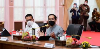 Kunjungi Sumut, Nadiem Minta Vaksinasi Tenaga PTK Jadi Prioritas