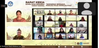 Hadiri Rakernas Bunda PAUD, Franka Makarim: PTM Terbatas Cara Terbaik Kurangi Risiko Lost Learning