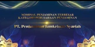 Jamsyar Raih ISEF Award 2021 untuk Kategori “Nominal Penjaminan Terbesar”