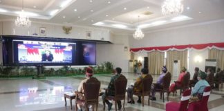 Gubernur Riau Hadiri Peringatan Hari Sumpah Pemuda tingkat Nasional secara Virtual