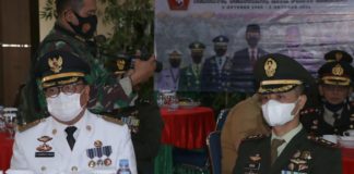 Pj. Bupati Muara Enim Ikuti Upacara Hari Jadi Tentara Nasional Indonesia ke-76