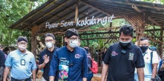 Masuk 50 Besar ADWI, Menparekraf Sandiaga Resmikan Pembukaan Pasar Semi Kaki Langit Bantul