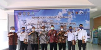 BPSDMP: Poltekpel Surabaya Gandeng KSOP Probolinggo Beri Sertifikat Kompetensi ke 148 TKBM