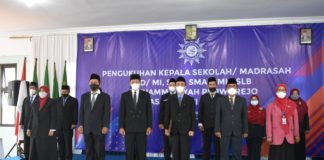 14 Kepala Sekolah Muhammadiyah di Purworejo Dikukuhkan