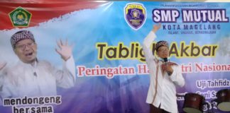 Peringati Hari Santri Nasional, SMP Mutual Kota Magelang Hadirkan Kak Wuntat