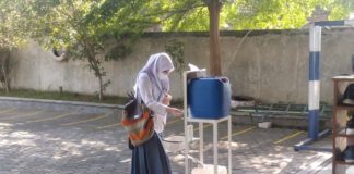 Antisipasi Klaster Baru, SMA Muhammadiyah PK Lakukan Prokes Ketat