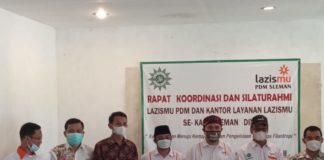 Lazismu PDM Sleman Gelar Silaturahmi dan Rapat Koordinasi