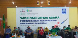 Muhammadiyah, USAID dan Kemenkes Gelar Vaksinasi Lintas Agama