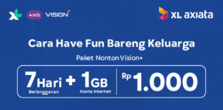 Raih Peluang di Layanan Streaming Video, XL Axiata dan Vision+ Berkolaborasi Luncurkan Paket Bundling