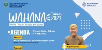 WAHANA, Ajang Warga SMA Muhammadiyah PK Tumbuh dan Asah Bakat Sastra