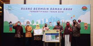 28 Ruang Bermain Ramah Anak di Sejumlah Daerah Peroleh Sertifikat dari Kemen PPPA