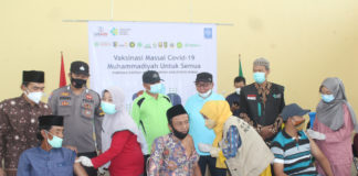 Vaksinasi Massal Covid-19, Muhammadiyah Demak Untuk Semua