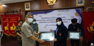 Apresiasi Mahasiswa Unkris, Prof Gayus: “Pandemi Tak Menghalangi Kalian untuk Berprestasi”