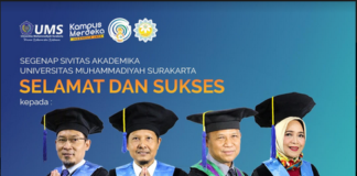 Mantap! UMS Kembali Tambah 4 Guru Besar