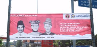 Sambut Hari Pahlawan 2021, BNPT dan Jasa Marga Gelar Parade Foto Pahlawan Nasional di Jalan Tol Jabotabek