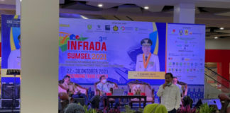 Gusti Anggara DGM HBAP Menjadi Narasumber Seminar INFRADA Seminar INFRADA Sumsel 2021