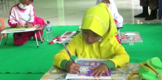 Ratusan Siswa TK Ikut Lomba Milad Ke-109 Muhammadiyah di SD Muhammadiyah Comal