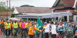 Meriahkan Milad 109 Muhammadiyah, Keluarga Besar Muhammadiyah Muntilan Gelar Gowes AKAP