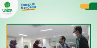Menteri Nadiem Kunjungi Kampus Unisa Yogyakarta