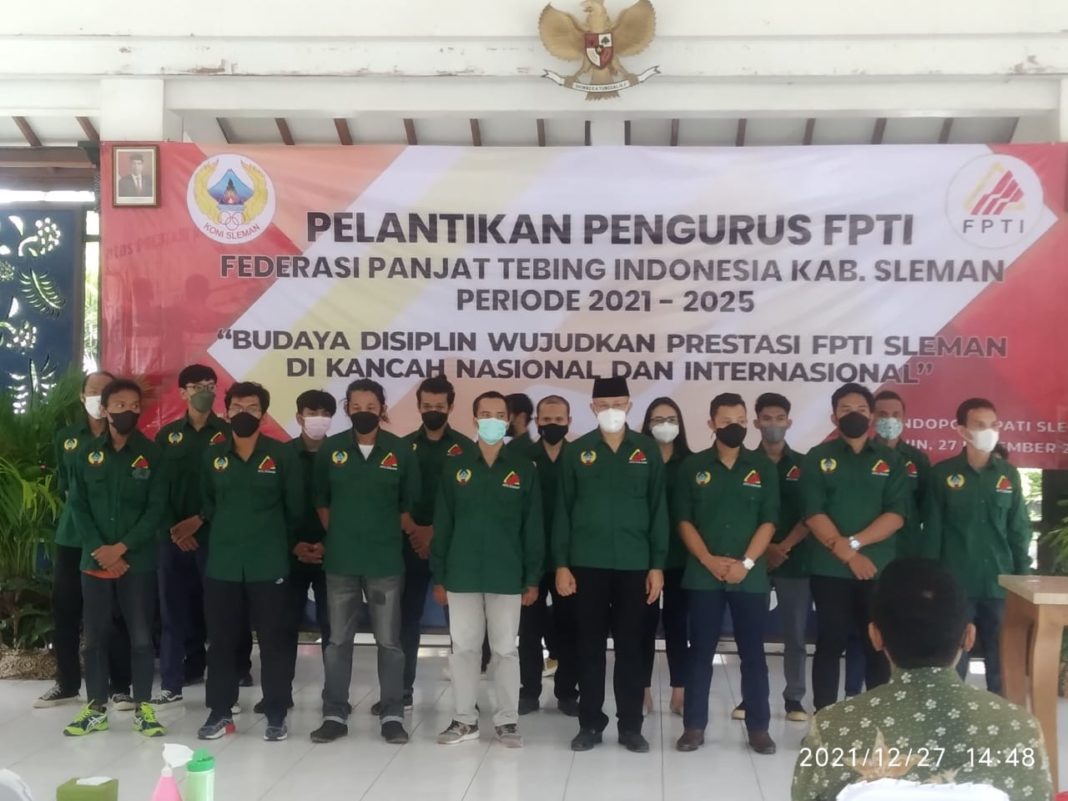 Pengurus Federasi Panjat Tebing Indonesia periode 2021-2025 Kabupaten Sleman