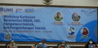 UMS Gelar Workshop Kurikulum Berorientasi MBKM, OBE, Kompetensi Holistik dan Pengembangan Talenta