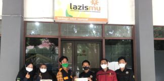 Aksi Galang Dana Semeru, Hizbul Wathan, IMM dan Tapak Suci Gandeng Lazismu UMS