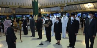 Bupati Kustini Lantik 192 Pejabat di Lingkungan Pemkab Sleman