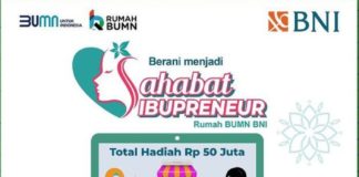 BNI Luncurkan Sahabat Ibuprenuer Mendorong Kaum Perempuan Berwirausaha