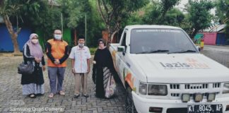 Keluarga almarhum Ustadz Arifin Ilham bantu armada dakwah Lazismu HST