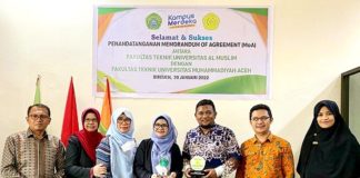 Implementasikan Program MBKM, Fak Teknik Unmuha Aceh Jalin Kerjasama dengan Fak Teknik Umuslim