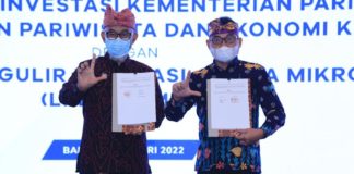 Kemenparekraf-Kemenkop UKM Jalin Kerja Sama Perkuat Akses Pembiayaan Bagi Pelaku Parekraf