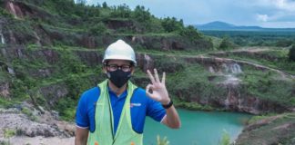 Menparekraf: Geosite Open Pit Nam Salu Belitung Timur Bangkitkan Ekonomi dan Buka Lapangan Kerja