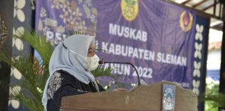 Kembali Terpilih Menjadi Ketua Perwosi Sleman, Kustini Ajak Sukseskan Porda dan Peparda