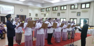 Masih Pandemi, Pelantikan 20 Dokter Gigi UMS Periode XVIII Dilaksanakan Secara Luring Dengan Prokes Ketat