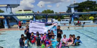POR UMS Lakukan Pendampingan P2AD Dengan Latihan Renang Untuk Anak Usia Dini