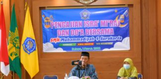 Pengajian Isra’ Mi’raj di SMK Muara