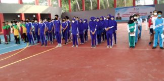 Uji Bakat, Siswa SMP Muhammadiyah 1 Surakarta Ikuti Tes Keberbakatan Olahraga