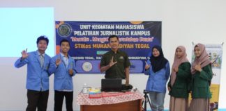Mahasiswa STIKes Muhammadiyah Tegal Giatkan Pelatihan Jurnalistik