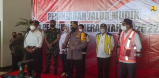 Menteri PUPR, Menhub, dan Kapolri Tinjau Arus Mudik Lebaran 2022 di Pelabuhan Merak