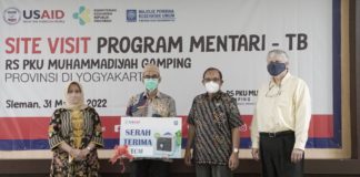 MPKU PP Muhammadiyah dan USAID Serahkan Alat Tes TCM Tuberculosis Ke RS PKU Muhammadiyah Gamping